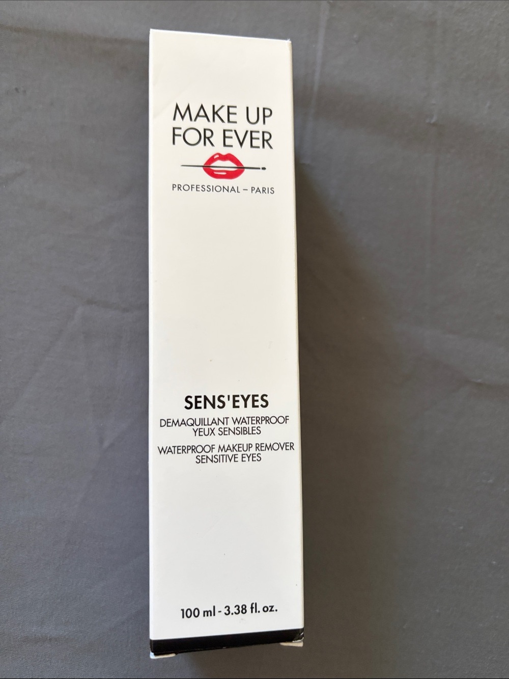 Makeup Forever Sens'Eyes Waterproof Makeup Remover - White with Red Logo